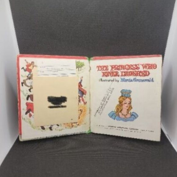 The Princess Who Never Laughed, A Tell-A-Tale Book,1961(VINTAGE) Hardcover - Picture 3 of 4